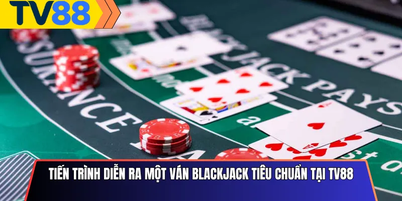Tiến Trình Diễn Ra Một Ván Blackjack Tiêu Chuẩn Tại Tv88
